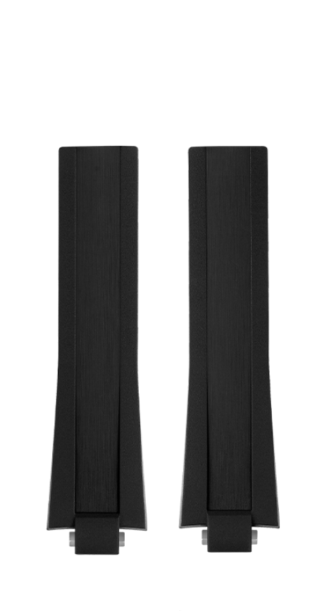 Black Rubber Strap 11.0 MM - MXE0L1RS Baume & Mercier Front